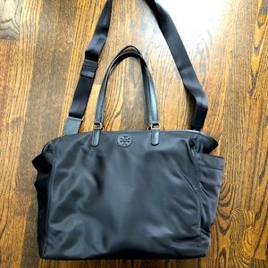 NWOT Tory Burch Baby Bag - black nylon